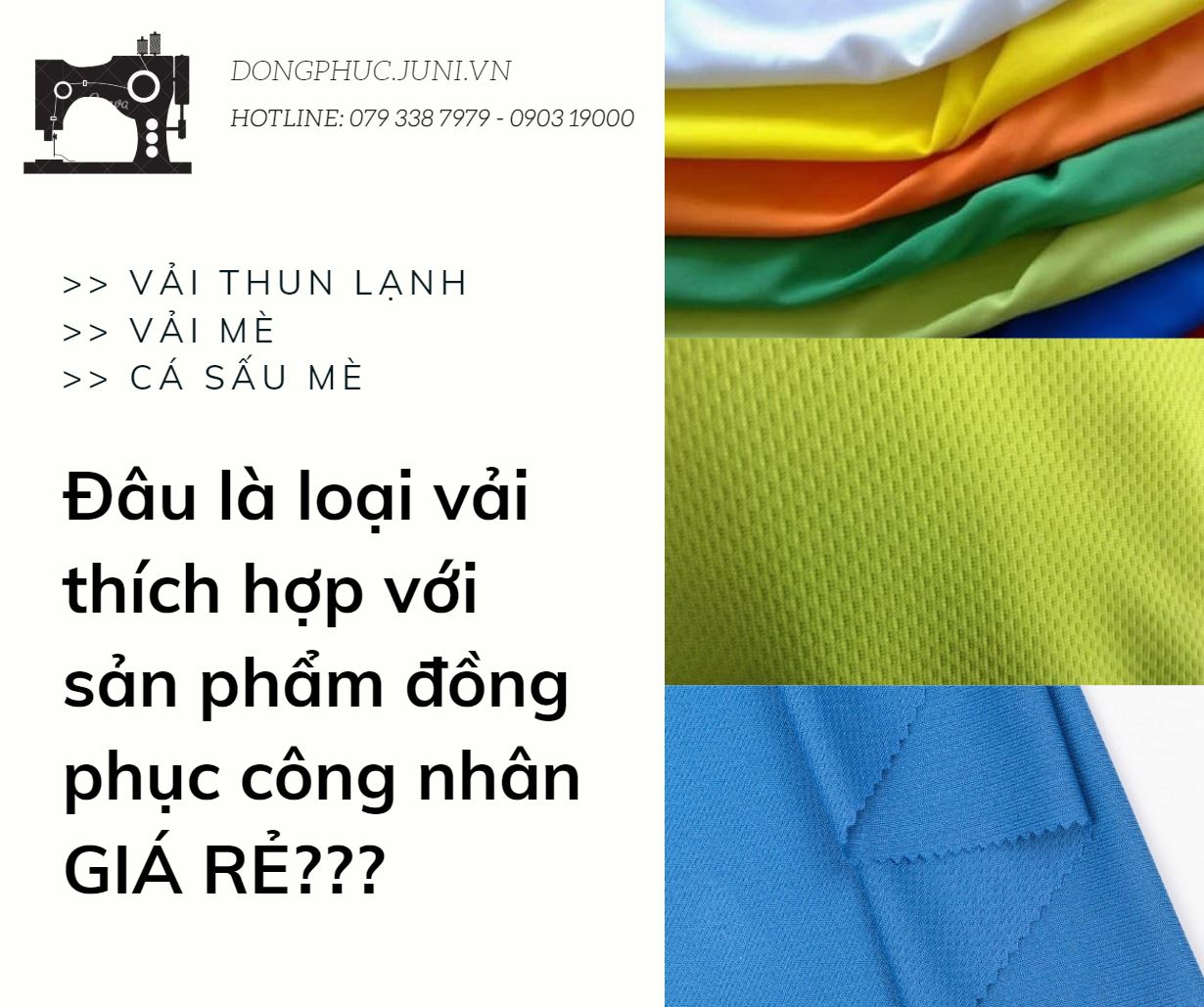 Thun lạnh, thun mè, cá sấu mè - Chất liệu thích hợp với hàng đồng phục giá rẻ???